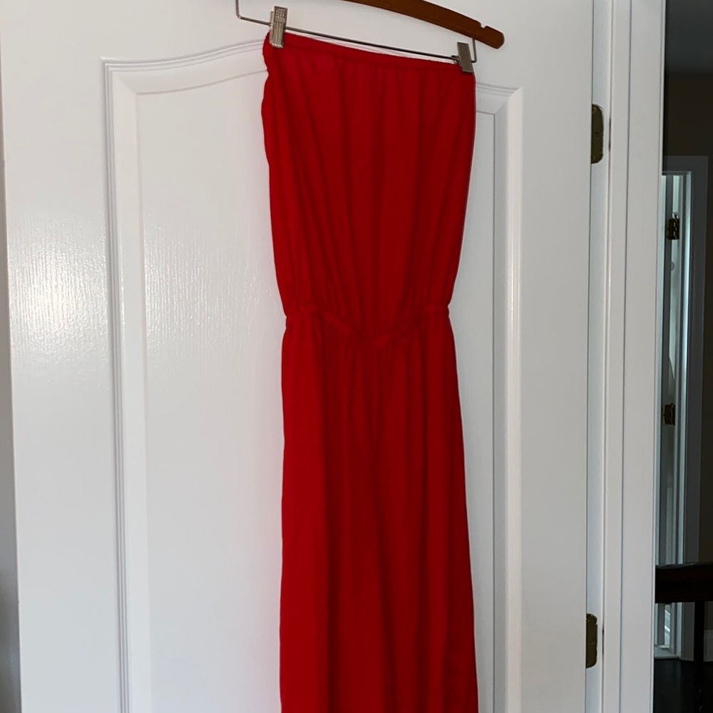 Red show me your MuMu jumpsuit